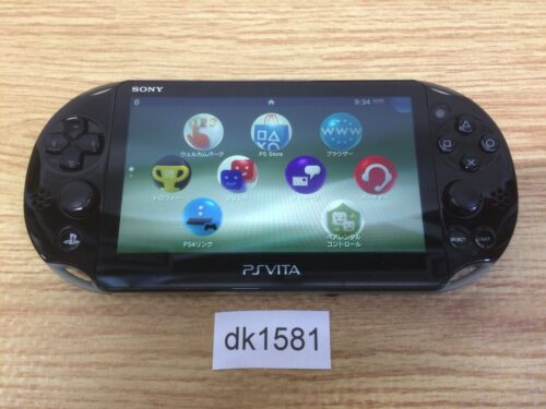 dk1581 PS Vita PCH-2000 KHAKI & BLACK SONY PSP Console Japan - Picture 1 of 12