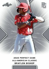 BRAYLON BISHOP 2020 LEAF PERFECT GAME NIKE ALL-AMERICAN ROOKIE CARD! MINT!