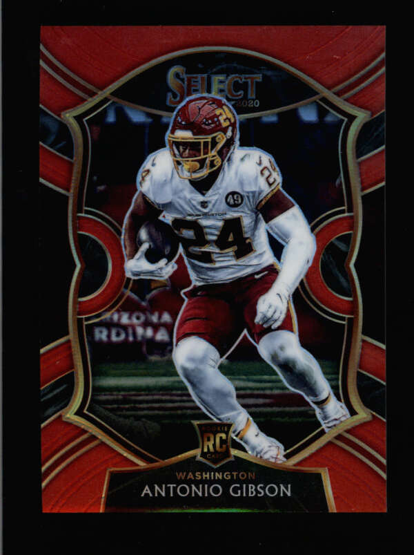 ANTONIO GIBSON 2020 PANINI SELECT #72 RED PRIZM ROOKIE CARD RC #42/99 BA9682