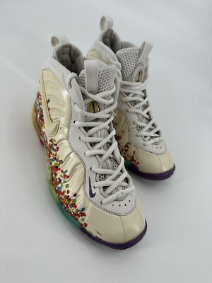 Fruity Pebbles Yellow Foamposites Grade School Nike Foamposite Pro