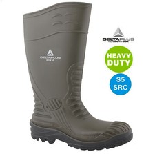 MENS DELTA PLUS SAFETY WELLINGTONS WATERPROOF BOOTS STEEL TOE CAPS BOOTS SHOES