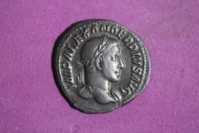 231-235 AD Roman Empire Severus Alexander Providentia Silver Denarius #M22903