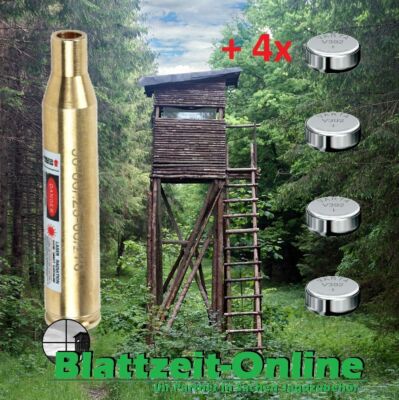 Laserpatrone - Schussprüfer - Einschießhilfe - Mündungslaser - Justierpatrone