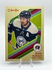 2023-24 O-Pee-Chee OPC #354 Sean Kuraly,m Columbus Blue Jackets RETRO PARALLEL