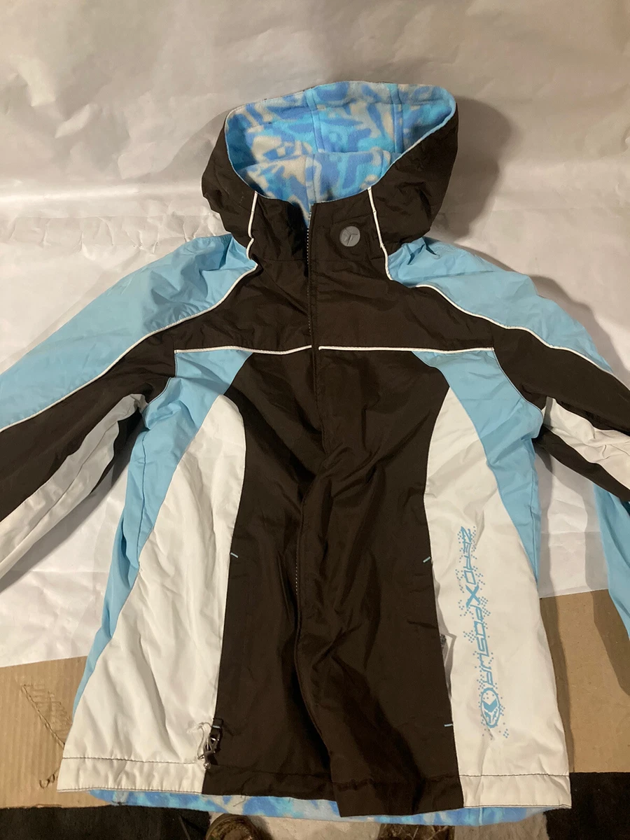 ZeroXposur Skii Jacket Coat White Black Purple Woman s