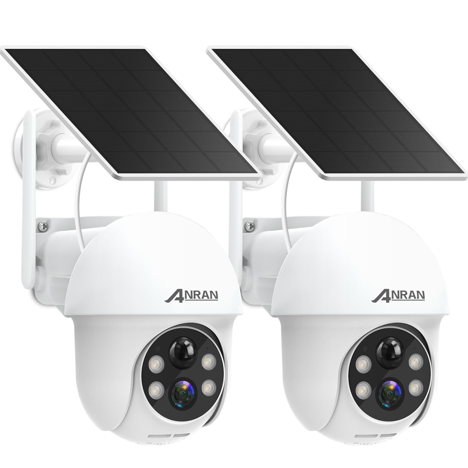 2K Wireless Solar Outdoor Security Camera with 360° View and Smart Features