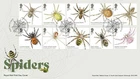 GB 2024 SPIDERS First Day Cover Stamp Set, Webheath pmk, issue date 26/09/2024