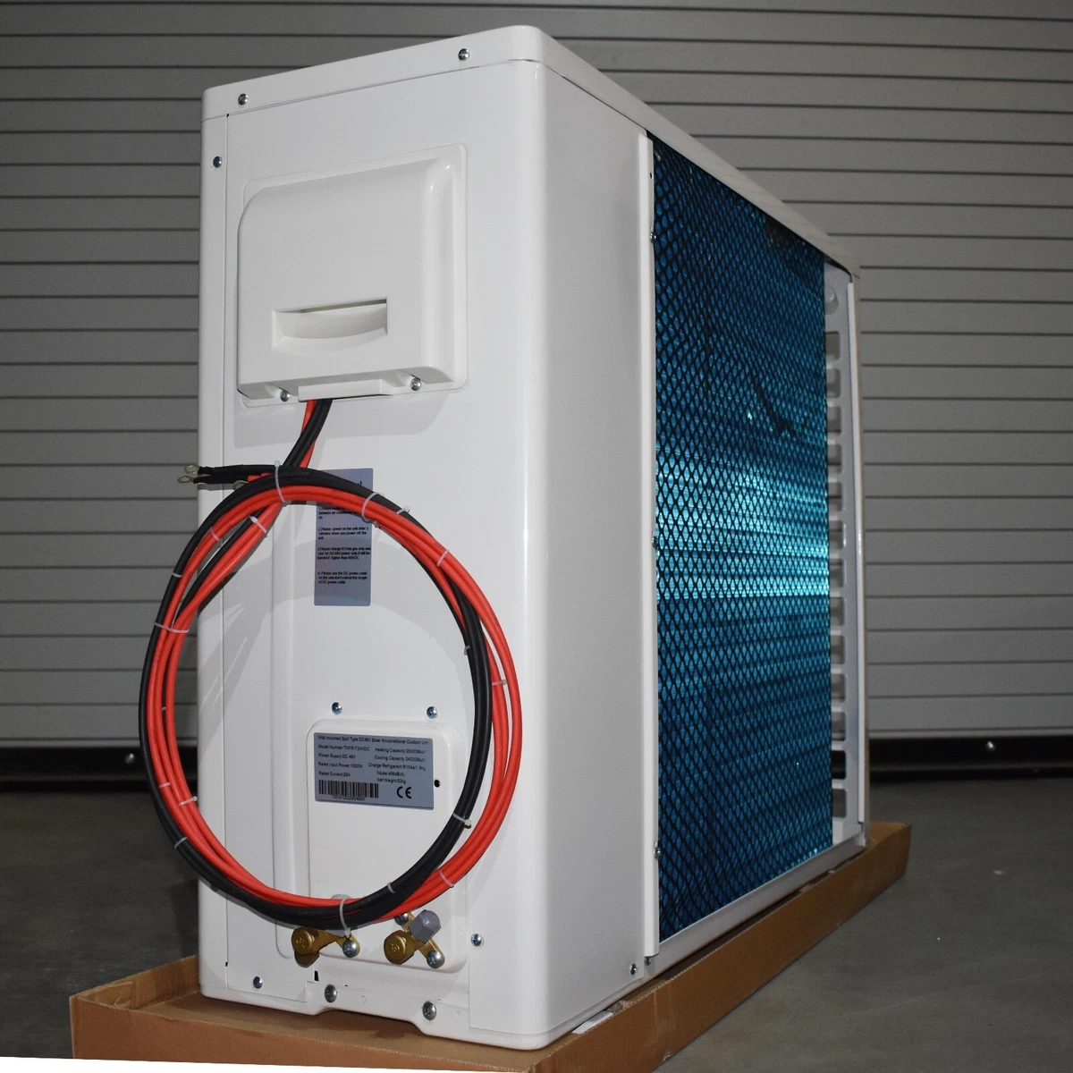 48V DC Off Grid mini split heat pump, air conditioner 750 watts. 1 Ton  12000 BTU | eBay