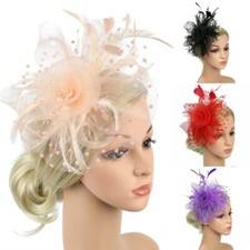 Fascinator Hat Hair Clip Bridal Headwear Handmade Small Top Hat Women Party Gift