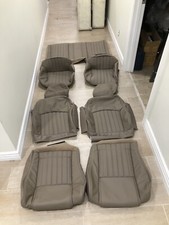 1996-2002 Pontiac Trans Am Leather Seat Covers In Neutral Tan Color. In Stock