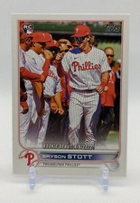 ⭐🚀BRYSON STOTT 2022 Topps Update Rookie Debut #US255 ⚾