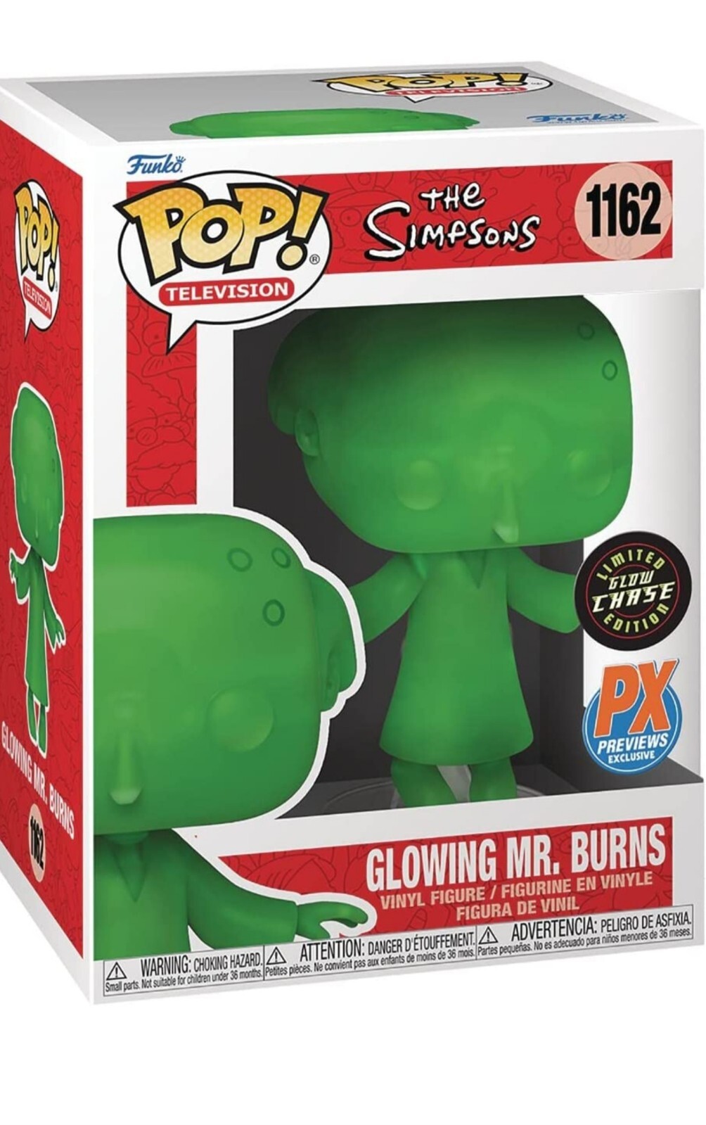 Funko Pop! The Simpsons - MR BURNS Glow 1162 - Édition Spéciale