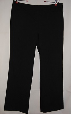 Pantalon Tailleur Noir à Pinces New York & Company - Taille 10 - Occasion Très Bon état