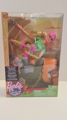 barbie made to move camping fun