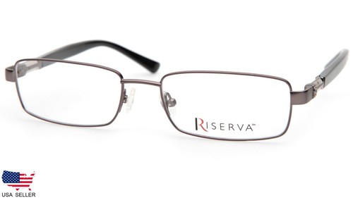 NEW RISERVA 9044 GUNMETAL EYEGLASSES GLASSES METAL FRAME 54-17-140 ...