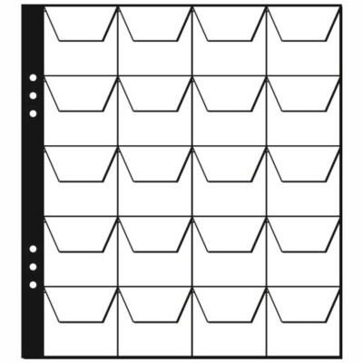 PAGNA Münzhüllen 30323 45mm 20 Fächer 5 Hüllen (Aulfes 2155)