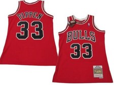 97-98 Scottie Pippen 33 Chicago Bulls Mens Mitchell Ness Swingman Jersey 130
