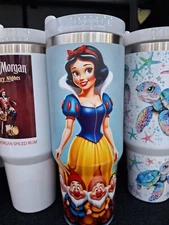 Disney Snow White Tumbler 40oz Cup Mug New 