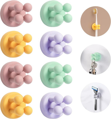 Zahnbürstenhalter, Funny Toothbrush Holder Silicone Zahnbürstenhalter Wand Multi