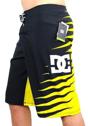 NUOVE Scarpe DC MEN'S Premium Shorts Da Bagno Surf Pantaloncini Costumi da  bagno STRETCH GIALLO | eBay
