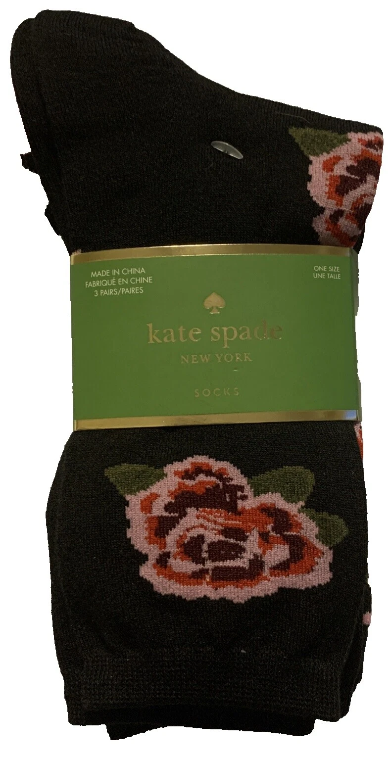 Kate Spade New York Calcetines De Mezcla de algodón de flores para Mujeres