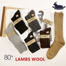 2 Pairs Mens Winter Heavy Duty Warm Thermal 80 Lambs Wool Boots Socks 7-10