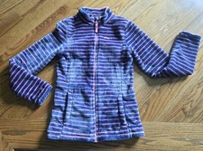 Roxy Full Zip Fuzzy Fleece Outdoor Hiking Jacket Girl's Size XL 14 29