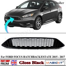 Front Upper Center Honeycomb Grille For Ford Focus S SE MK3 ST Line 2015-2018 UK