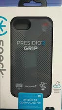 Speck Presidio2 Grip Case For iPhone SE (2020-2022)/8/7- Gray