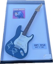 Electric Guitar Signed By James Brown