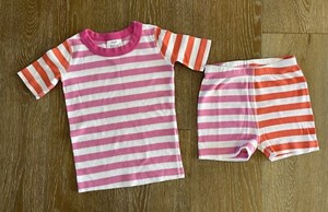Hanna Andersson Girls Mix-It-Up Pajama Size 110/US 5 