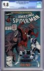 Amazing Spider-Man #344 CGC 9.8 NM/MT white pages CARNAGE RHINO 4723310003