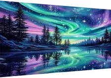 Large Diamond Art Kits for Adults-Aurora Diamond Painting Kits for Adults-Round