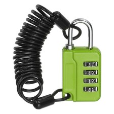 1 Pcs Combination Lock 4 Digit Locker Locks for Luggage Gym File Light Green