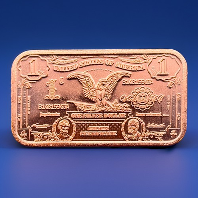 #ad Free Shipping $1 American Eagle Copper Bar 1oz .999 Copper Up To 25% Off $5.99