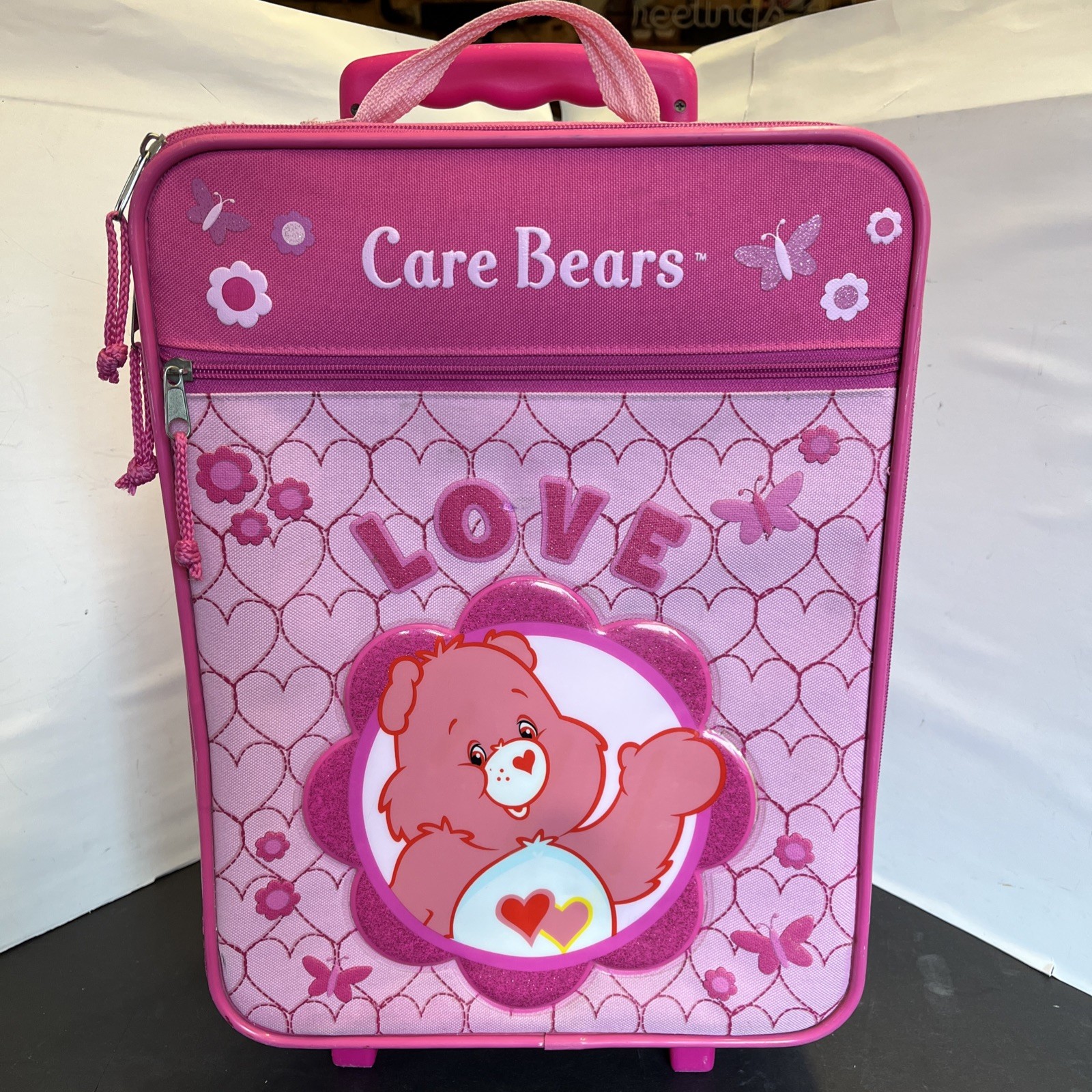 Kids Travel Roller Suitcase Carry On Pink
