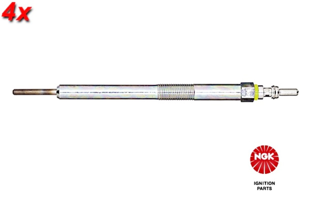 NGK 4x Glow Plug For SSANGYONG Actyon I Kyron Rexton W Rodius 04-13 6651590201