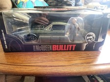 Greenlight Ford Mustang Gt390 Bullitt With Figure Steve Mcqueen 1968 1:18 12885