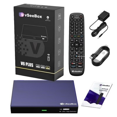 vSeeBox V6 Plus Android Media Device   Authorized Distributor Same-Day Shipping