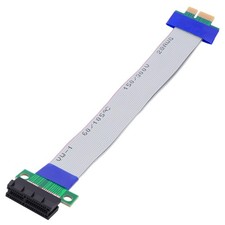 PCI-E 1X Extension Cable Express Slot Riser Motherboard Ribbon 19.5CM