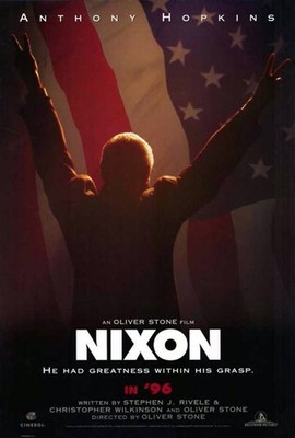 NIXON 1995 Anthony Hopkins, Joan Allen, Powers Boothe, Ed Harris US 1-SHEET