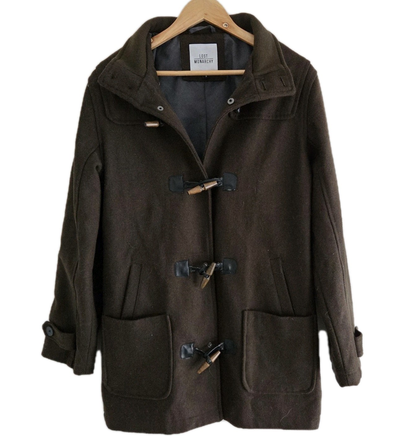 Brown Lost Monarchy Jacket – Wool/Poly Blend with… - image 1