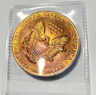 1989 American Silver Eagle BRILLIANT UNCIRCULATED ‼️🔥FIREBALL TONER W/ PINKS‼️