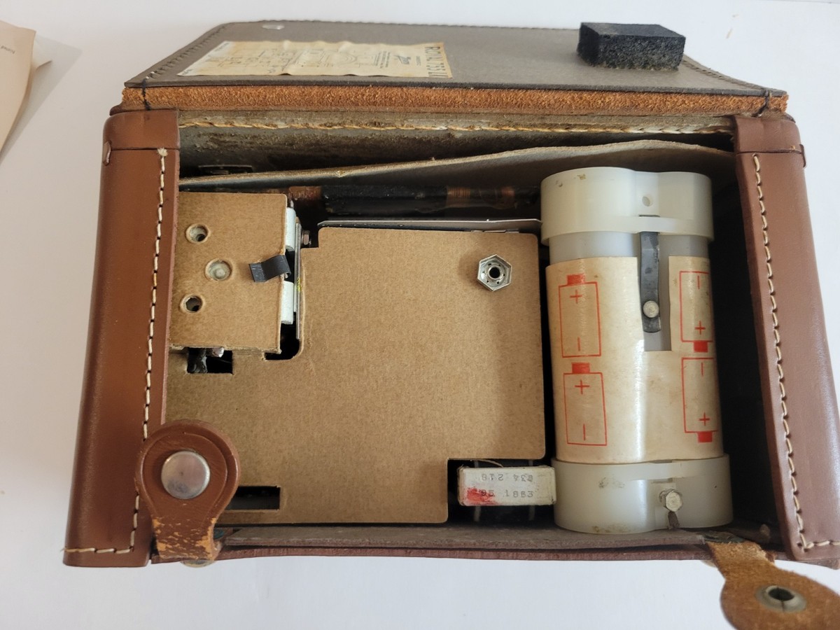 Zenith Royal 755 LK Leather Transistor Radio Works | eBay