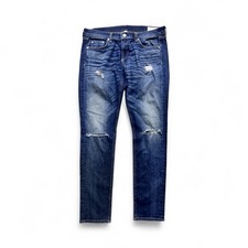 Rag & Bone Phoenix Distressed Skinny Jeans Women’s 29 Blue Made in USA