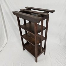 Antique Mission Oak Library Lectern Book Shelf Early 1900's Arts & Crafts
