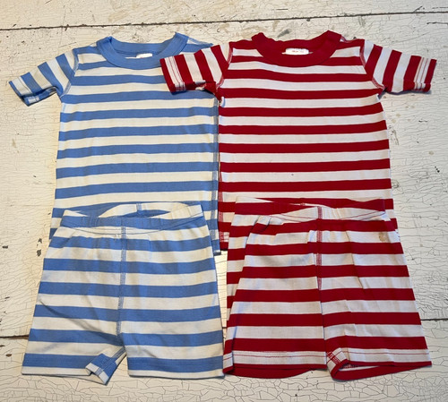 Boy's HANNA ANDERSSON Size 100 (4) Striped Theme Pajama Lot