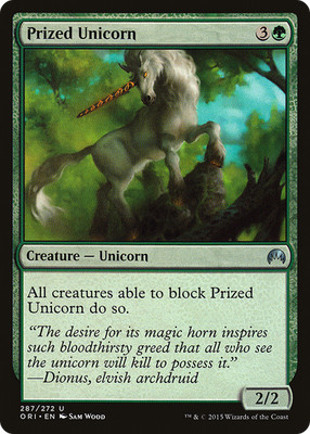 Prized Unicorn #287 (LP) Magic Origins ORI Magic MTG