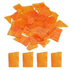 200g Mosaic Tiles Irregular Glass Mosaic Tiles Stained Glass Orange