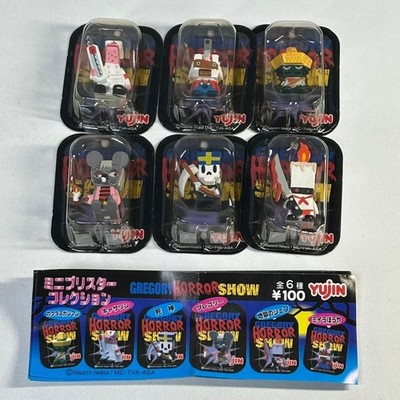 Gregory Horror Show Mini Blister Sammlung Full Set 6 Figuren Sammlerstück